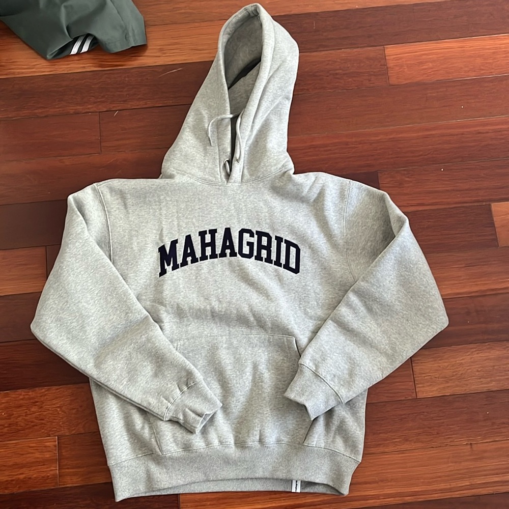 Varsity Logo Hoodie Grey